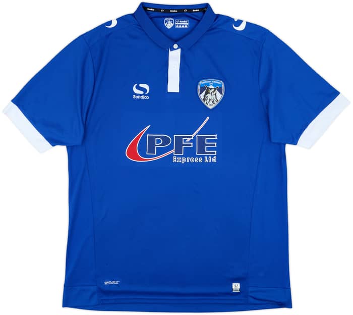 2016-18 Oldham Athletic Home Shirt - 9/10 - (XL)