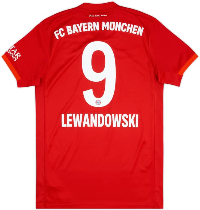 2019-20 Bayern Munich Home Shirt Lewandowski #9 - 8/10 - (S)