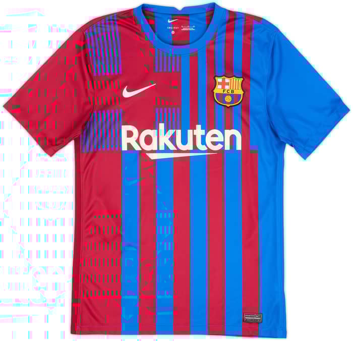 2021-22 Barcelona Home Shirt Gavi #30 - 8/10 - (S)