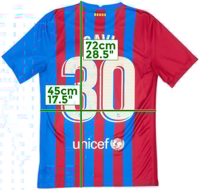 2021-22 Barcelona Home Shirt Gavi #30 - 8/10 - (S)