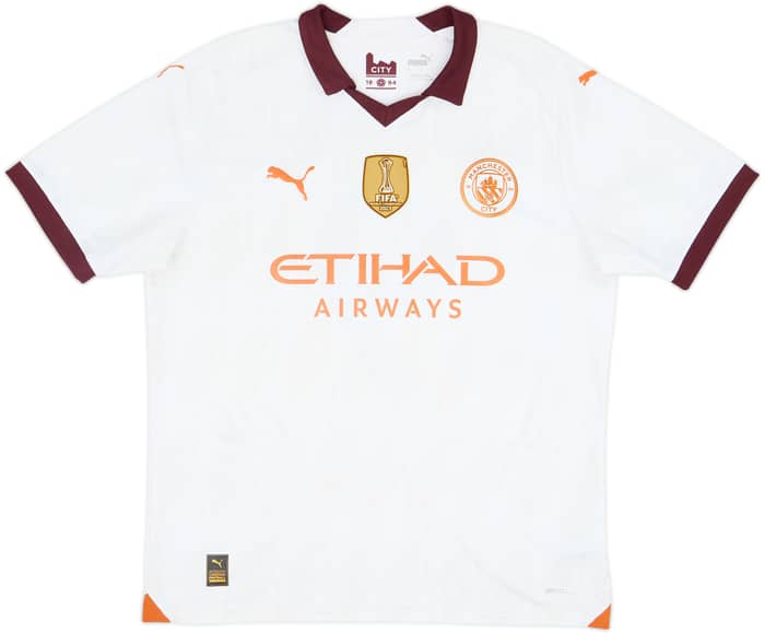 2023-24 Manchester City Away Shirt Haaland #9 - 8/10 - (L)