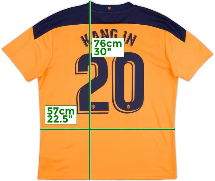 2020-21 Valencia Away Shirt Kang-In #20 - 10/10 - (XL)