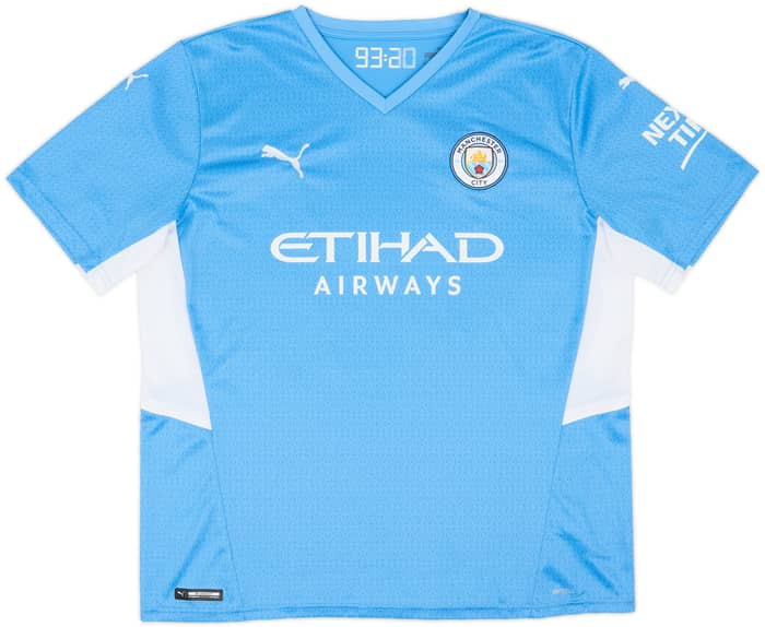 2021-22 Manchester City Home Shirt Foden #47 - 8/10 - (XL)