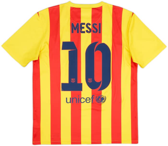 2013-15 Barcelona Basic Away Shirt Messi #10 - 8/10 - (M)