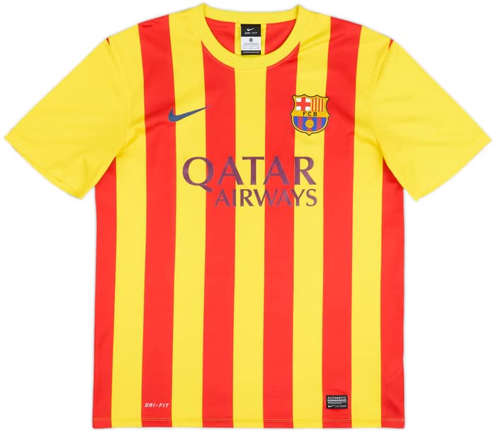 2013-15 Barcelona Basic Away Shirt Messi #10 - 8/10 - (M)
