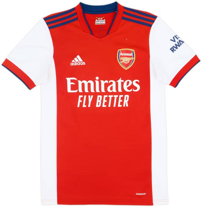 2021-22 Arsenal Home Shirt Odegaard #8 - 8/10 - (S)