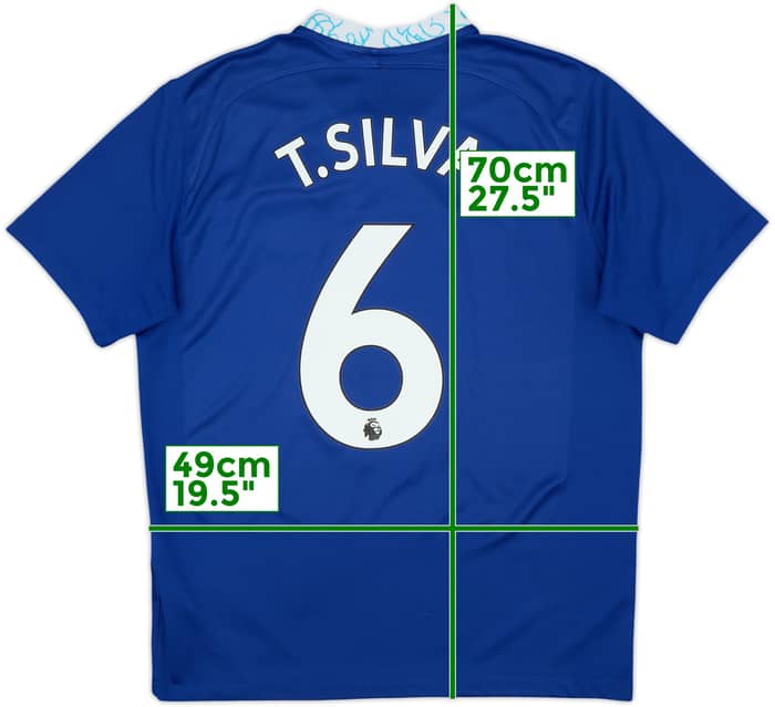 2022-23 Chelsea Home Shirt T.Silva #6 - 8/10 - (M)