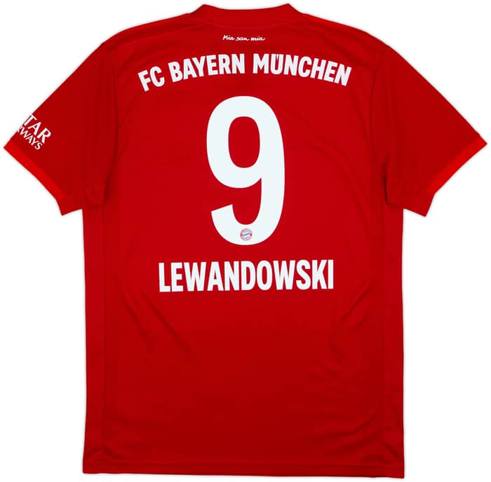 2019-20 Bayern Munich Home Shirt Lewandowski #9 - 8/10 - (M)