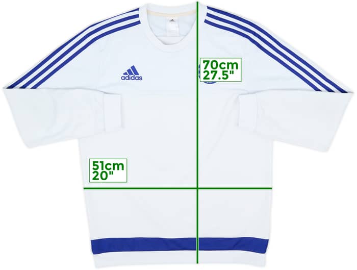 2015-16 Chelsea adidas Sweat Top - 8/10 - (M)