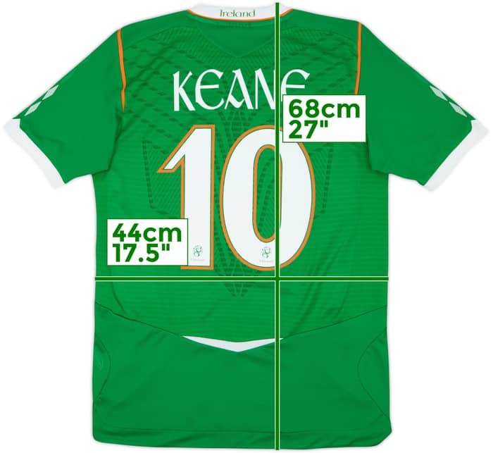 2008-10 Ireland Home Shirt Keane #10 - 8/10 - (XL.Boys)