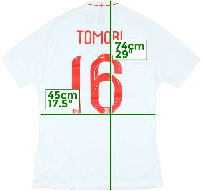 2018-19 England Player Issue Home Shirt Tomori #16