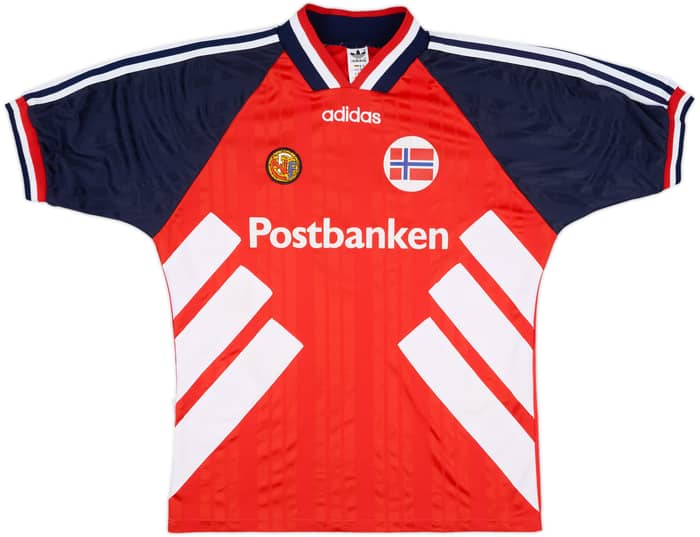 1994-96 Norway Match Issue Home Shirt #4