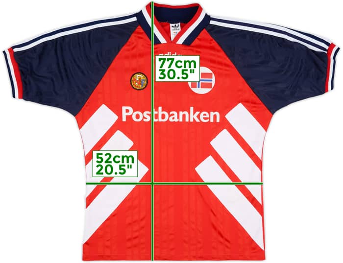 1994-96 Norway Match Issue Home Shirt #4