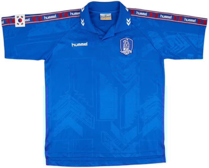 1998-00 Hummel Template Shirt S.K.Shin #15 (South Korea) - 8/10 - (XL)
