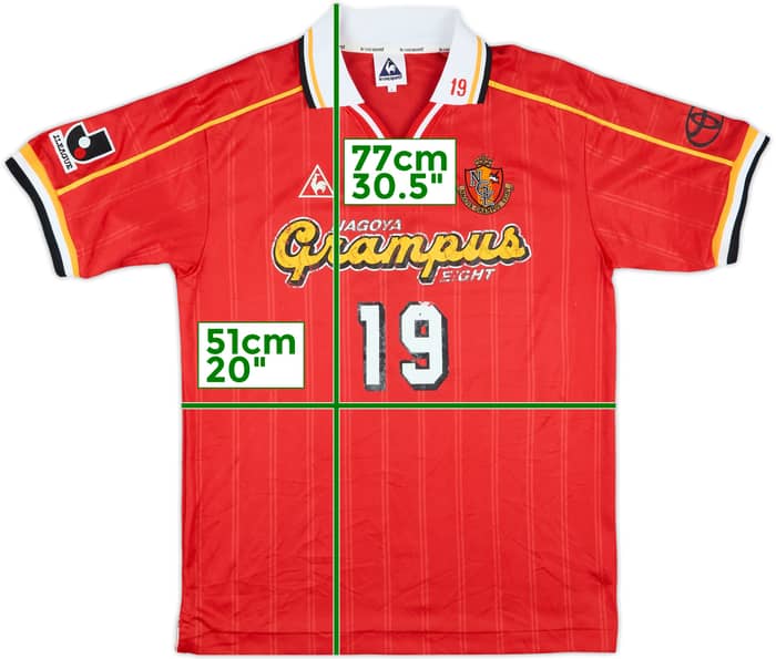 2000 Nagoya Grampus Eight Match Issue Home Shirt #19 (Ogura)
