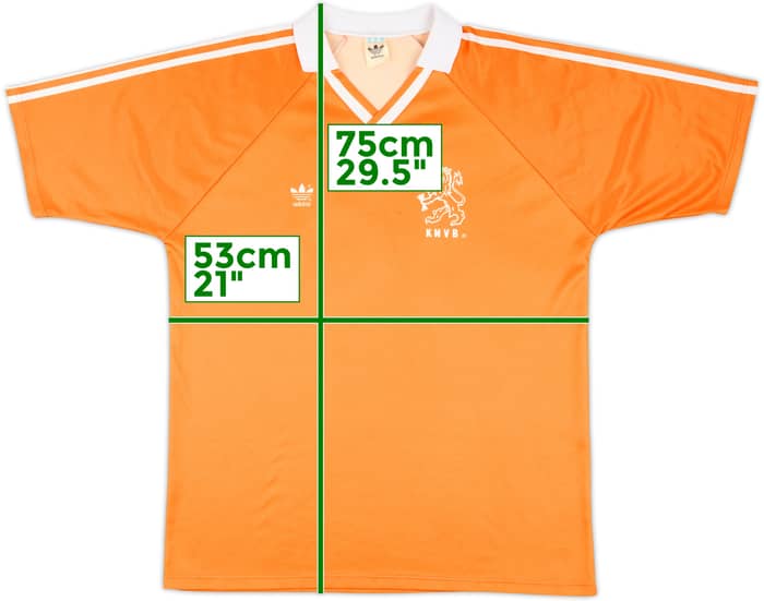 1990 Netherlands Match Issue Home Shirt #18