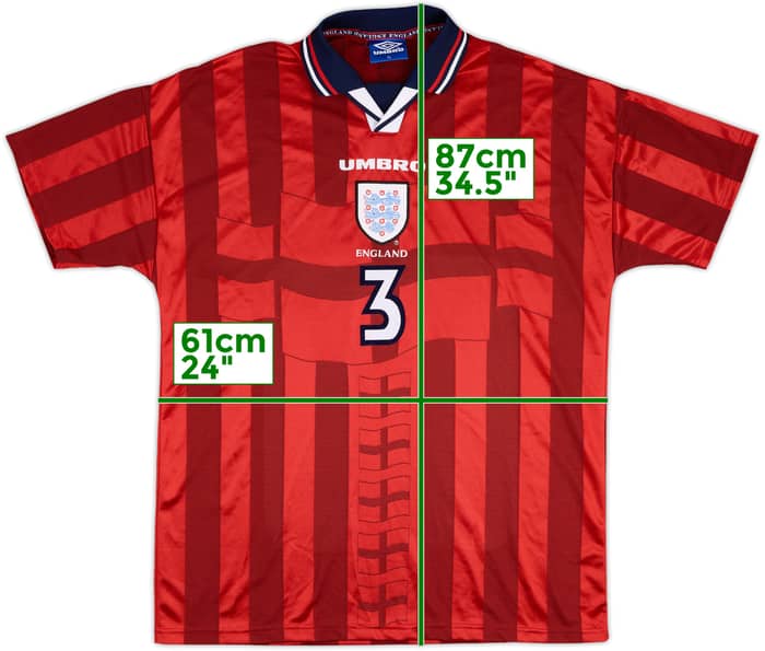 1997-99 England Match Issue Away Shirt #3