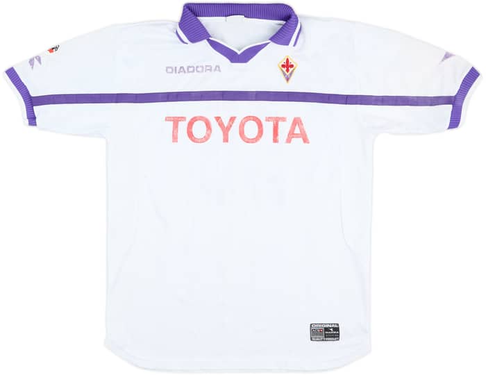 2000-01 Fiorentina Match Issue Away Shirt #14