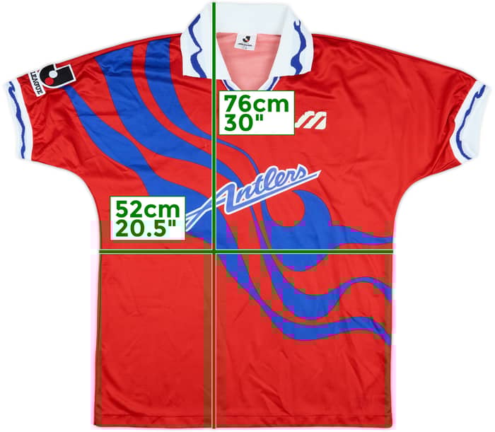 1993-94 Kashima Antlers Home Shirt #20 - 6/10 - (L)