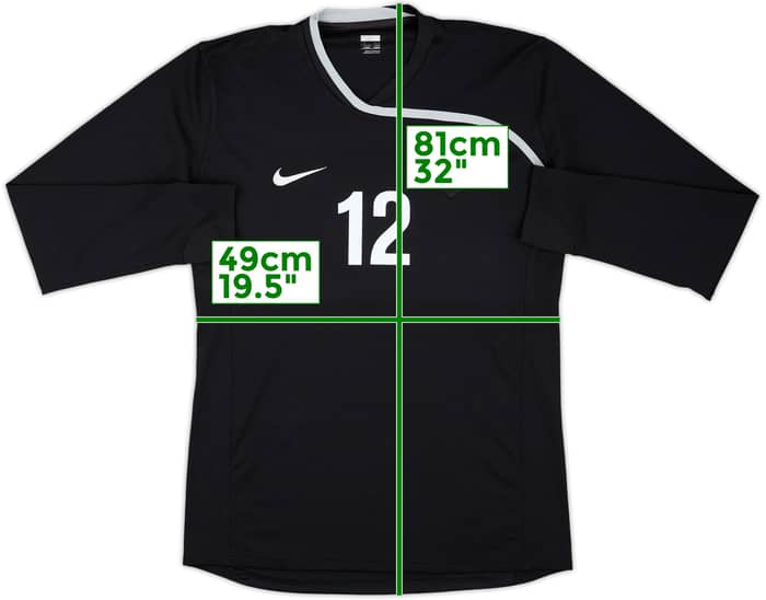 2008-09 Belgium Match Issue GK Shirt #12