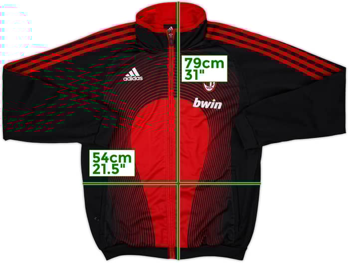 2006-07 AC Milan adidas Track Jacket - 6/10 - (M)
