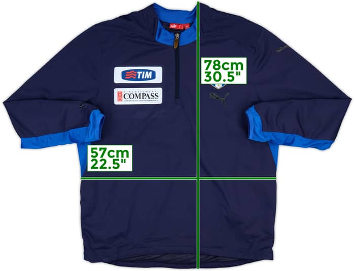 2006-08 Italy Puma 1/4 Zip Drill Top - 5/10 - (L)