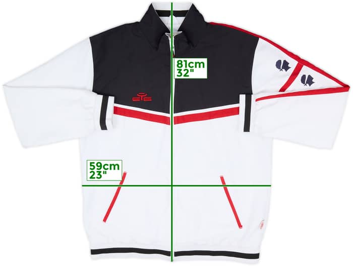2022-23 Cagliari Eye Sports Track Jacket - 8/10 - (XXL)