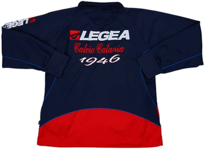 2006-07 Catania Legea Player Issue 1/4 Zip Track Jacket #15 - 7/10 - (L)