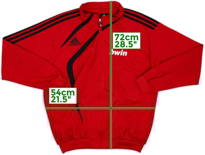 2009-10 AC Milan adidas Track Jacket - 8/10 - (M/L)