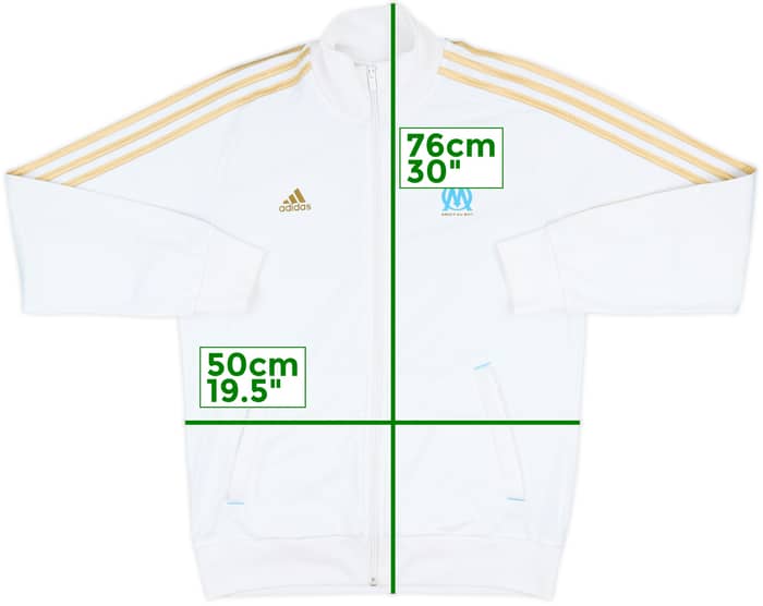 2011-12 Marseille adidas Track Jacket - 8/10 - (S)