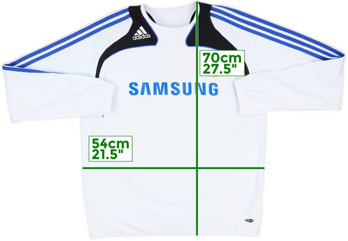 2008-09 Chelsea adidas Sweat Top - 6/10 - (L/XL)