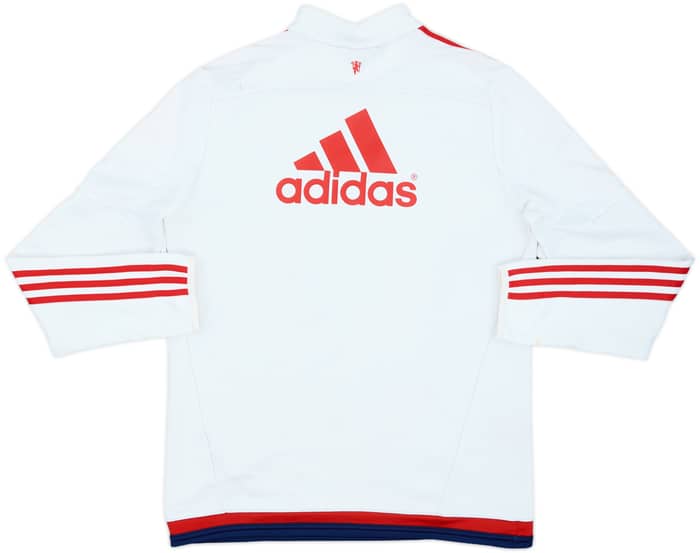 2015-16 Manchester United adidas 1/4 Zip Drill Top - 6/10 - (M)