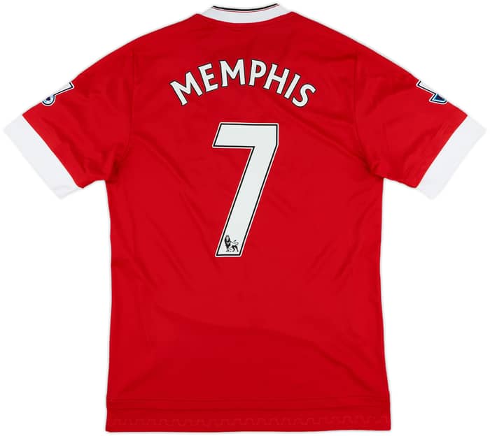 2015-16 Manchester United Home Shirt Depay #7 - 6/10 - (S)