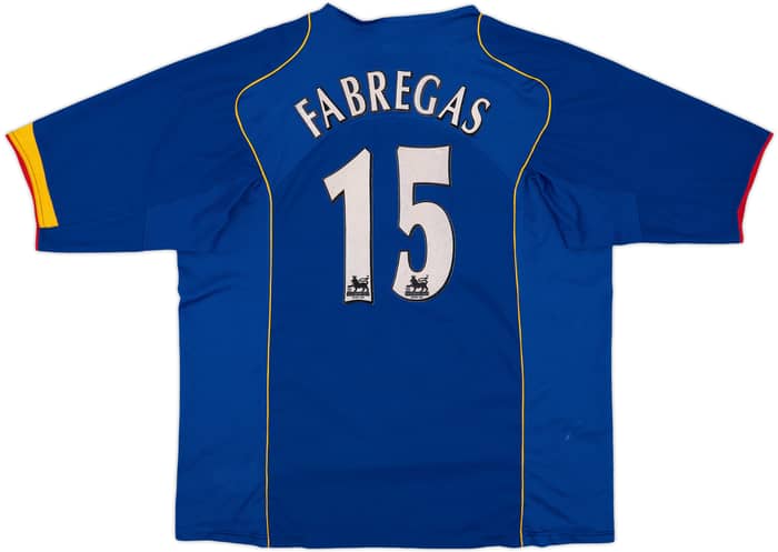 2004-06 Arsenal Away Shirt Fabregas #15 - 6/10 - (XXL)