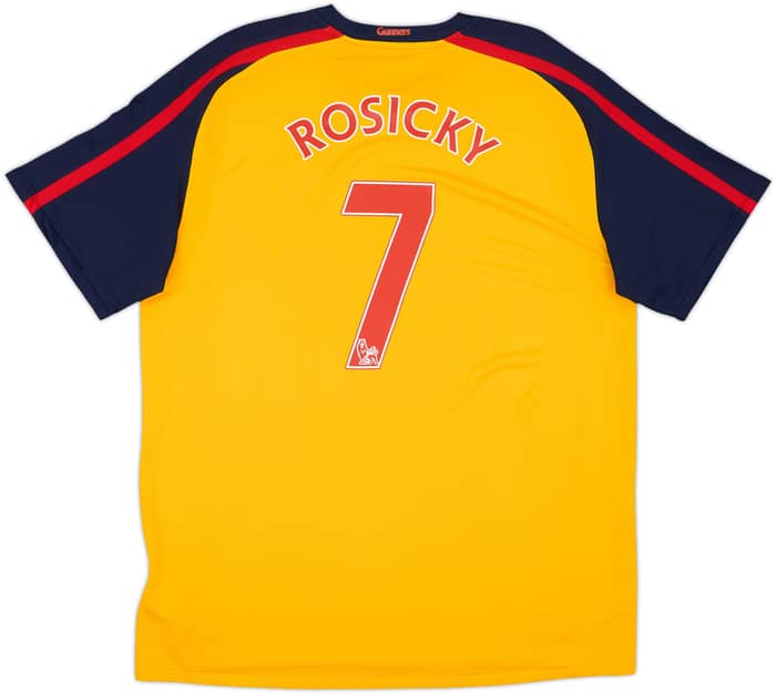 2008-09 Arsenal Away Shirt Rosicky #7 - 8/10 - (XL)