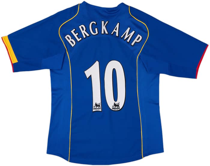 2004-06 Arsenal Away Shirt Bergkamp #10 - 7/10 - (S)