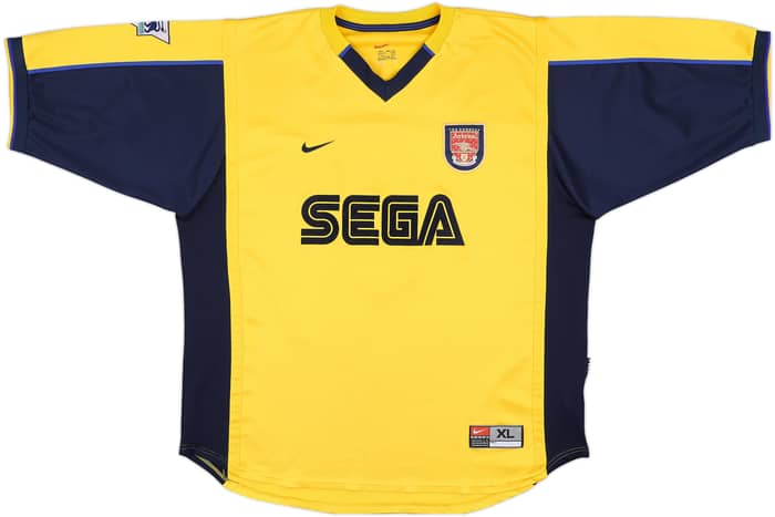 1999-01 Arsenal Away Shirt Adams #6 - 7/10 - (XL)