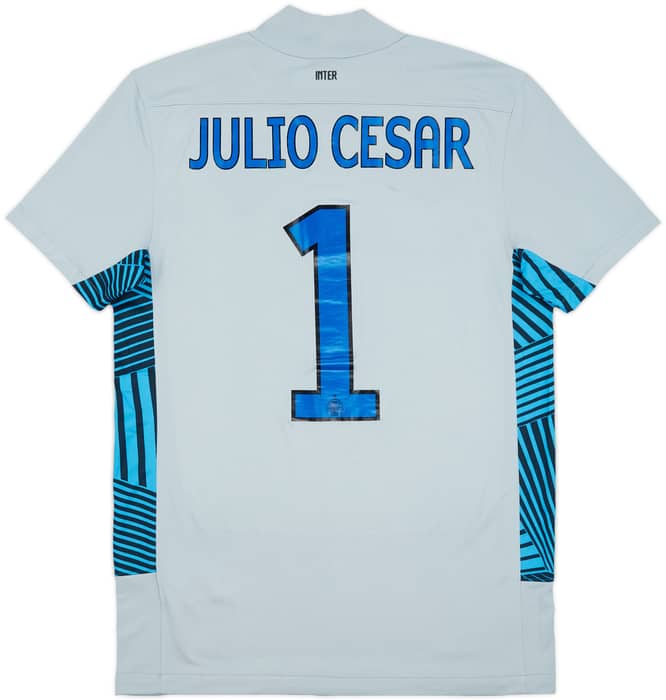 2011-12 Inter Milan GK S/S Shirt Julio Cesar #1 - 7/10 - (M)