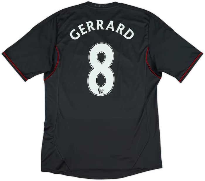 2011-12 Liverpool Away Shirt Gerrard #8 - 7/10 - (M)