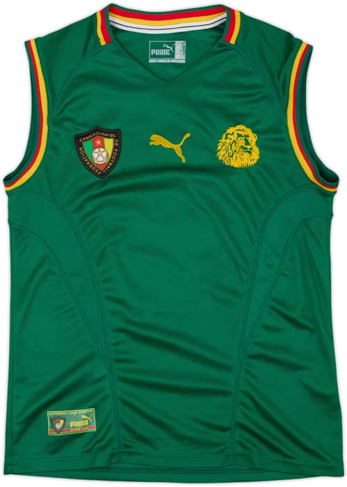 2002 Cameroon Home Vest Shirt - 8/10 - (M)