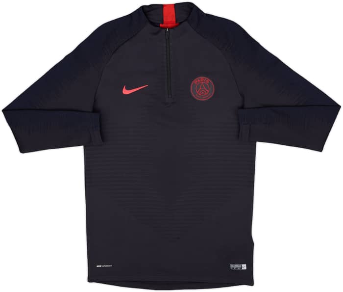 2019-20 Paris Saint-Germain Nike Vaporknit 1/4 Zip Drill Top - 8/10 - (S)