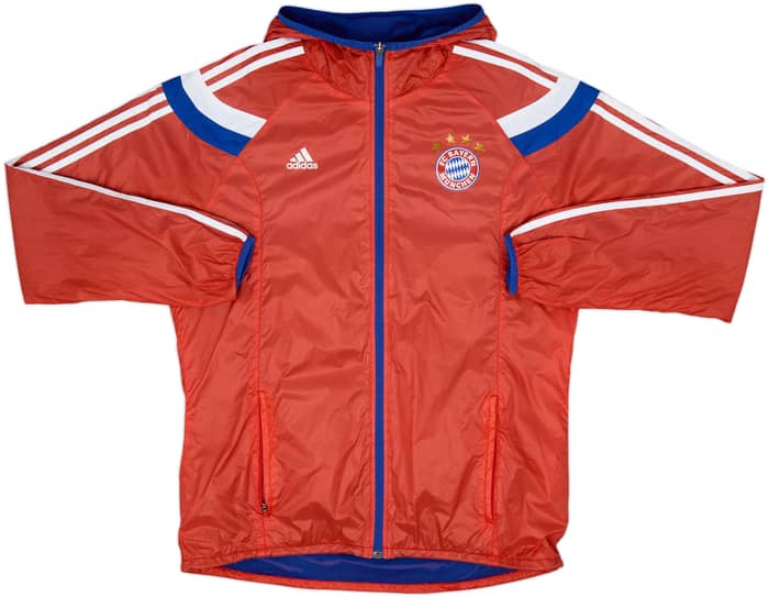 2013-14 Bayern Munich adidas Hooded Rain Jacket - 6/10 - (L)