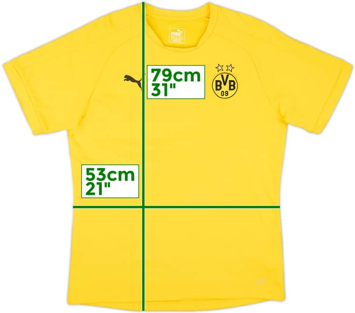2018-19 Borussia Dortmund Puma Cotton Tee - 9/10 - (XL)