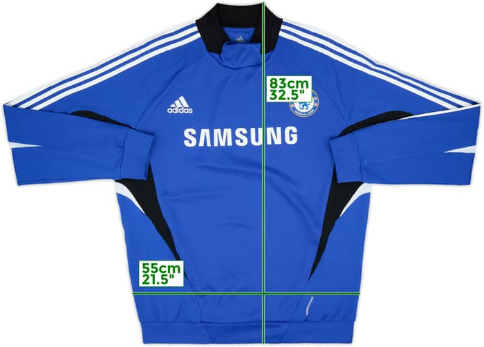 2008-09 Chelsea adidas Sweat Top - 8/10 - (XXL)
