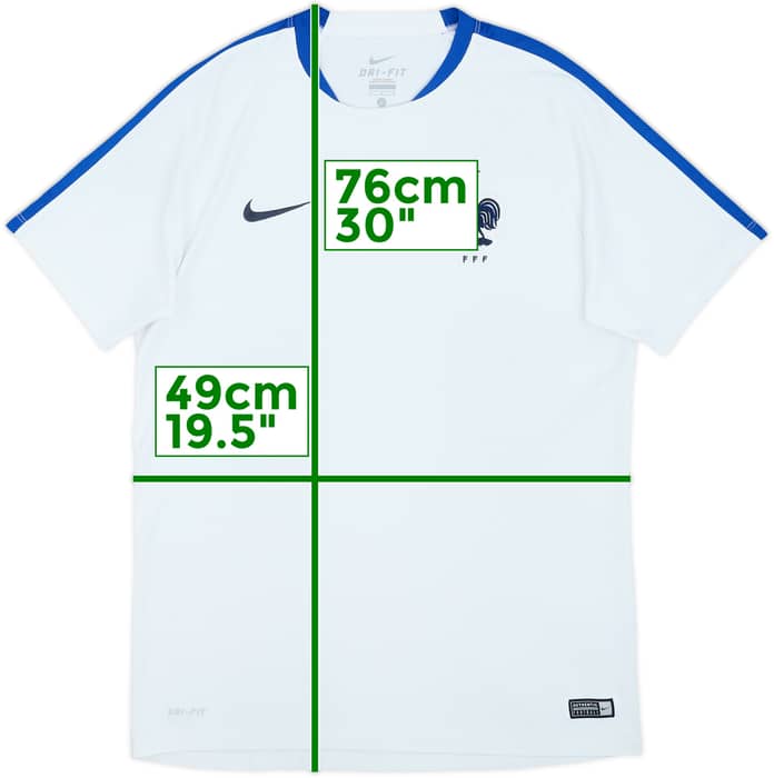 2016-17 France Nike Training Shirt - 8/10 - (L)