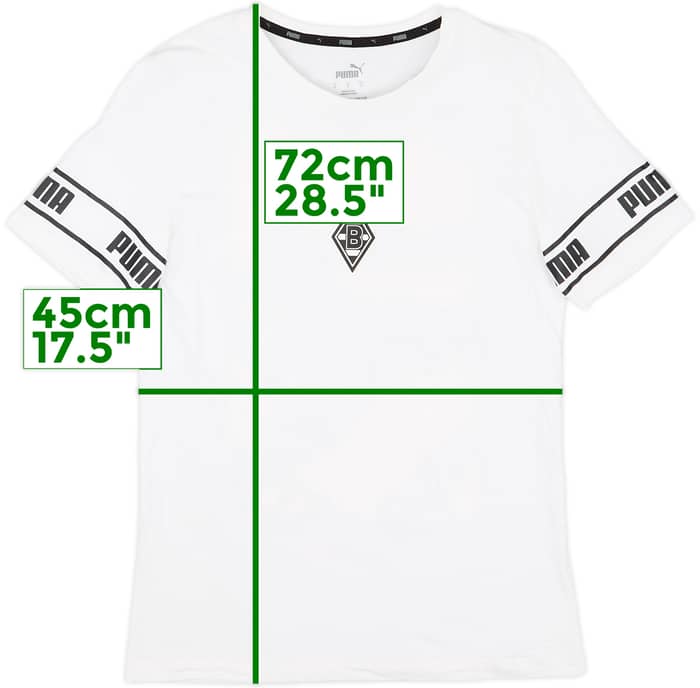 2020-21 Borussia Monchengladbach Puma Cotton Tee - 8/10 - (S)