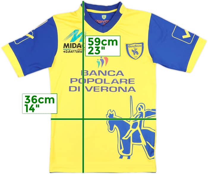 2011-12 Chievo Verona Home Shirt Pellissier #31 - 5/10 - (S)