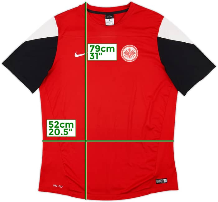 2014-15 Eintracht Frankfurt Nike Training Shirt - 7/10 - (XL)