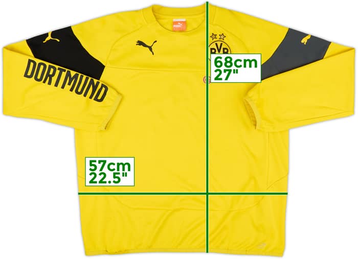2014-15 Borussia Dortmund Puma Sweat Top - 5/10 - (L)