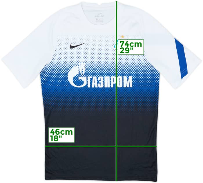 2020-21 Zenit St. Petersburg Nike Training Shirt - 9/10 - (M)